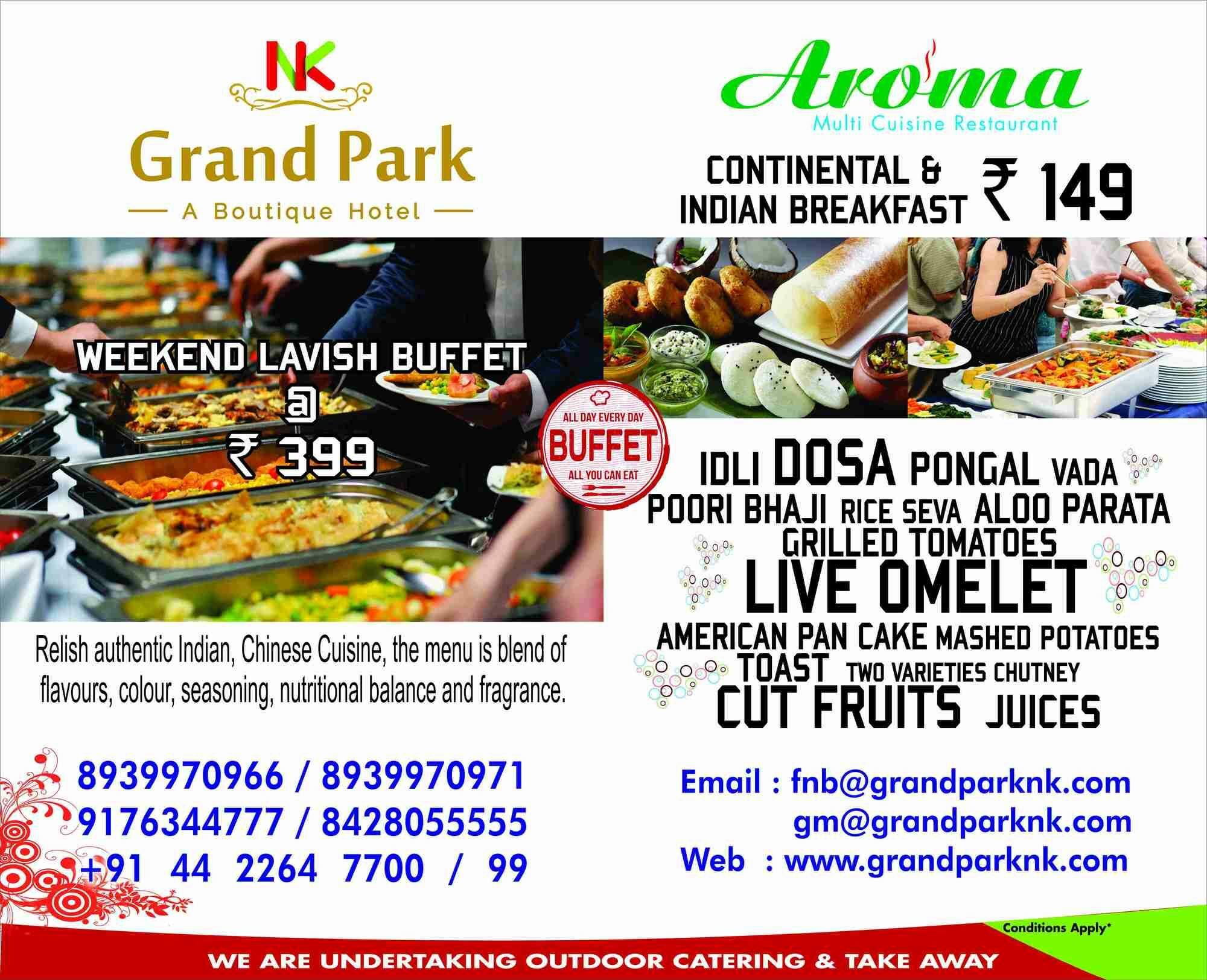 Hotel Nk Grand Park Airport Hotel Madras Buitenkant foto